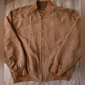 Men's Brown Bomber Jacket